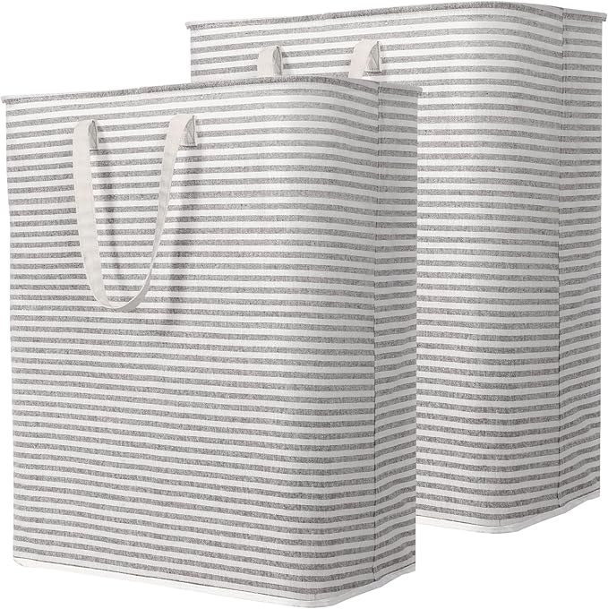 Lifewit 2 Pack Laundry Hamper Large Collapsible Laundry Baskets, Freestanding by Lifewit
