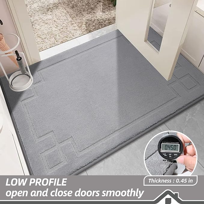 BEQHAUSE Door Mat 20" x 32", Non-Slip Door Mats Indoor Entryway Rugs Washable - Image 5