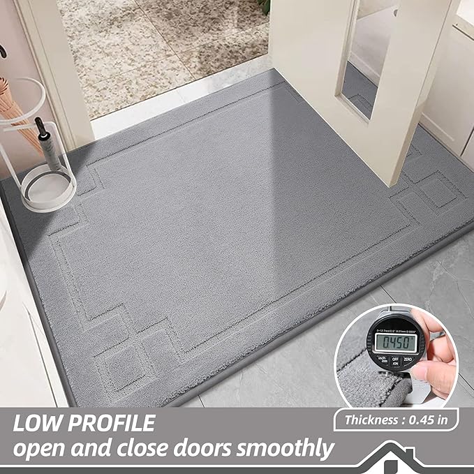 BEQHAUSE Door Mat 24" x 36", Non-Slip Door Mats Indoor Entryway Rugs Washable - Image 7