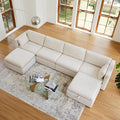 CHITA Oversized Modular Sectional Fabric Sofa Set, FSC Certified Extra Large U by CHITALIVING