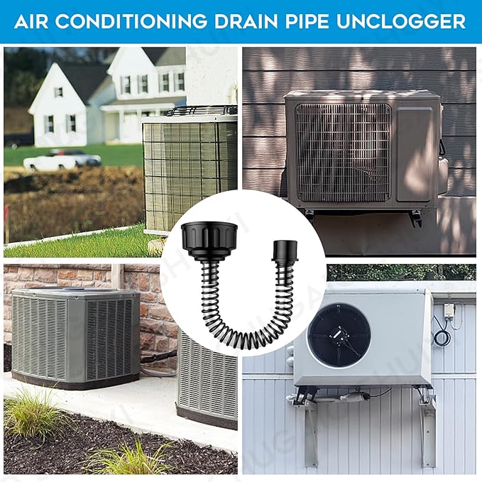 AC Drain Line Cleaner；AC Drain Line Cleaner Adapter Evacuates & Unclog AC Drain - Image 7