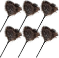 Ostrich Feather Duster-14.9 Inch Mini Natural Feathers Dusters by FeelFunFeather