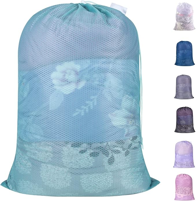 Polecasa Heavy Duty Diamond Large Mesh Laundry Bag by Polecasa