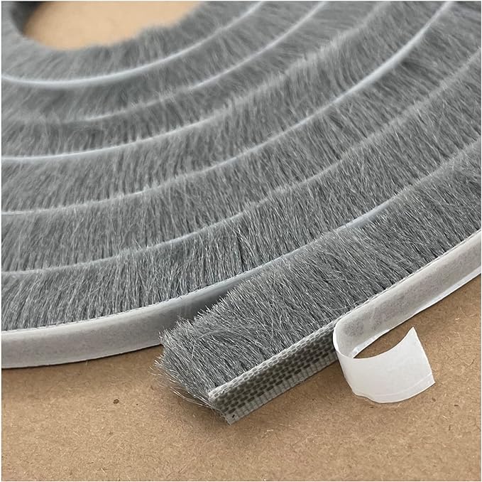 32ft Door Weather Stripping Door Seal Strip Brush - Image 4