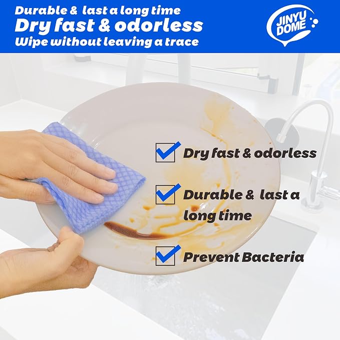 Disposable Kitchen Cleaning Cloths Dish Towels Dish Cloth Reusable Cloths - Image 7
