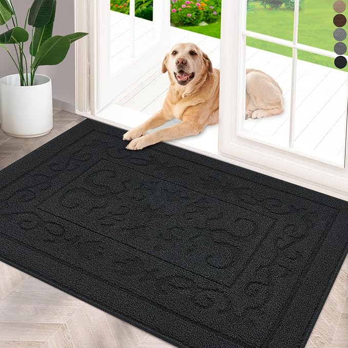 FONEYI Indoor Door Mat 32" x 48", Dirt Trapper Door Mats Non-Slip Entryway Rugs by FONEYI
