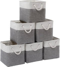 Cube Storage Bins, Collapsible Fabric Cube Storage Bin, 11 Inch Cube Storage by BOFUGA