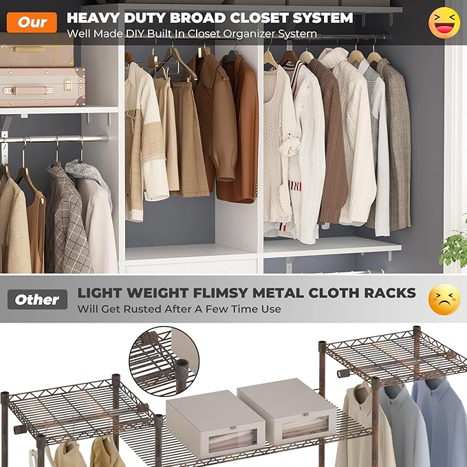 Armocity 5FT Small Closet System - Image 3
