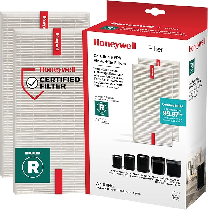 Honeywell HEPA Air Purifier Filter R, Pet Dander, and Dust by HoneywellAirComfort