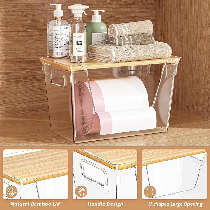 2 Pack Stackable Storage Trash Bag Holder - Image 4