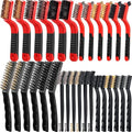Sumind Wire Cleaning Brush Set Nylon/ Stainless Steel/ Brass Metal Brush by Sumind