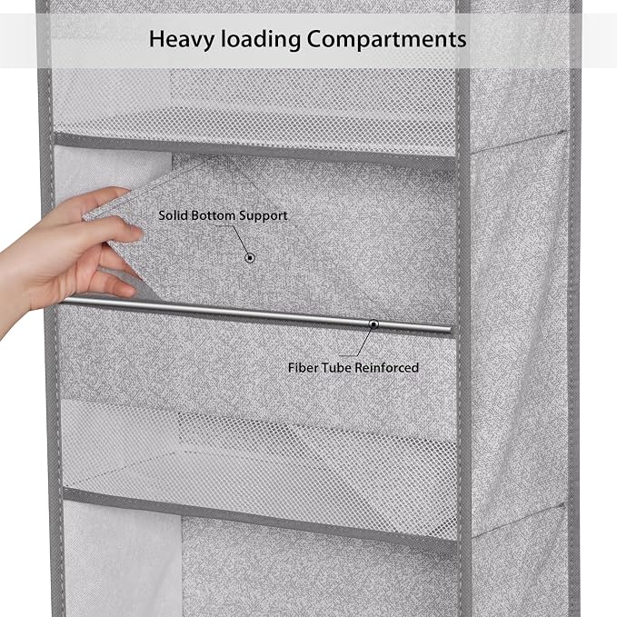 Univivi 5-Shelf Door Storage Over Door Hanging Organizer - Image 5