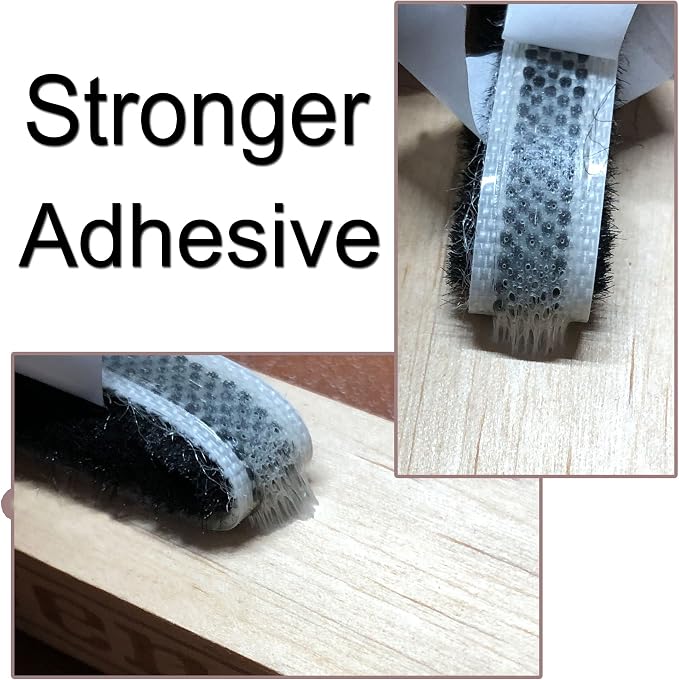 Weather Stripping Brush for Sliding Windows/Doors Frame Side, Pile Self - Image 4