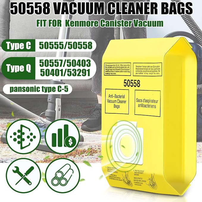 15 Pack Vacuum Cleaner Bags Fit - Image 3