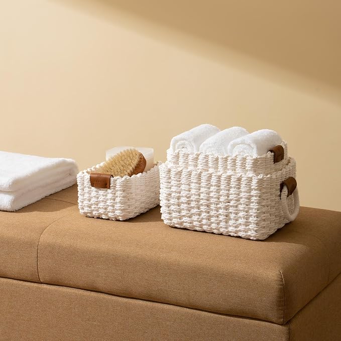 LA JOLIE MUSE Woven Storage Baskets - Image 3