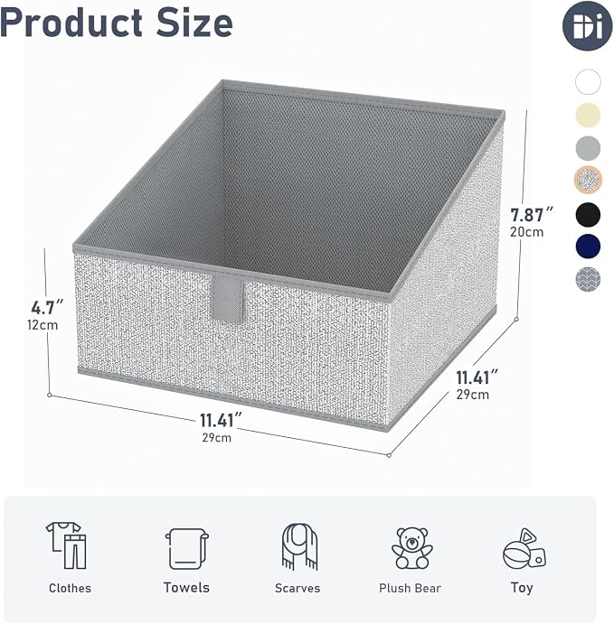 DIMJ Closet Storage Bins 10 Pack - Image 2