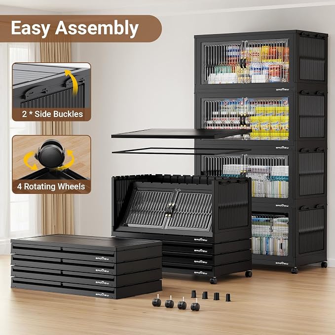 BROVIEW 800Qt Extra Large Stackable Storage Bins - Image 6