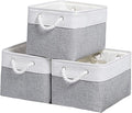 15x11x9.5 Inch Storage Baskets for Shelves, 3 Pack Storage Bins，Foldable by ISEMINGLA