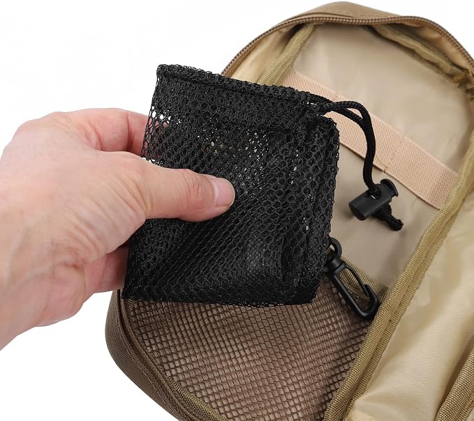 iMucci 12 Pieces Black Mesh Drawstring Bag - Image 6