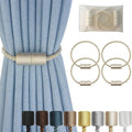 Magnetic Curtain Tiebacks 4 Pack Beige Curtain Rope Tieback Curtain Holders by CURTAINTIEBACKS
