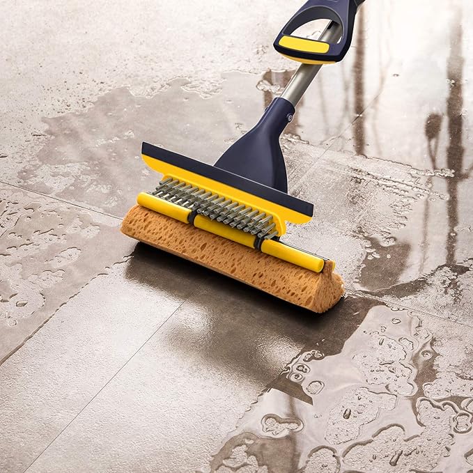 Yocada Sponge Mop Home Commercial Use Tile Floor Bathroom Garage Cleaning Total - Image 5