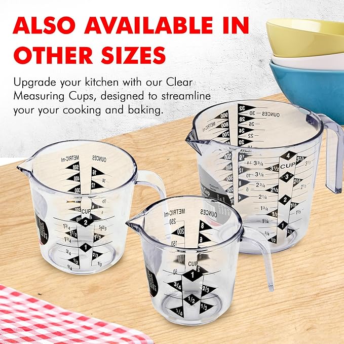Chef Craft Select Plastic Measuring Cup, 1 Cup Capacity - Image 7