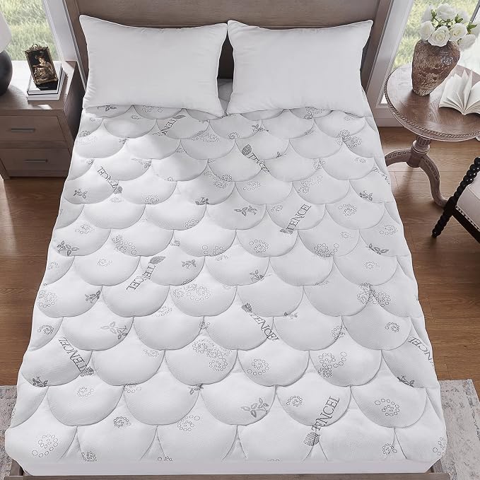 Softhour Padded Topper Full Size 40% Tencel Blend Rayon from Bamboo and Cotton - Image 6