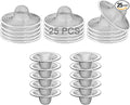 25PCS Bathroom Mesh Sink Drain Strainer, 2.75" & 2.125'' Stainless Steel Slop by Beyoslf