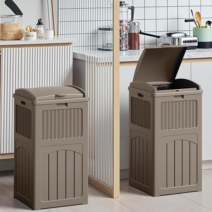 Devoko 33 Gallon Outdoor Trash Can - Image 5