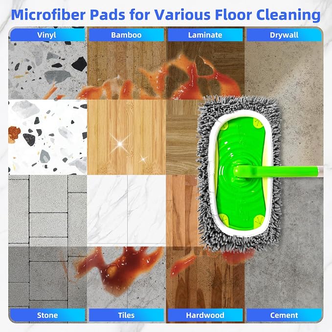 Reusable Microfiber Mop Pads Compatible - Image 5