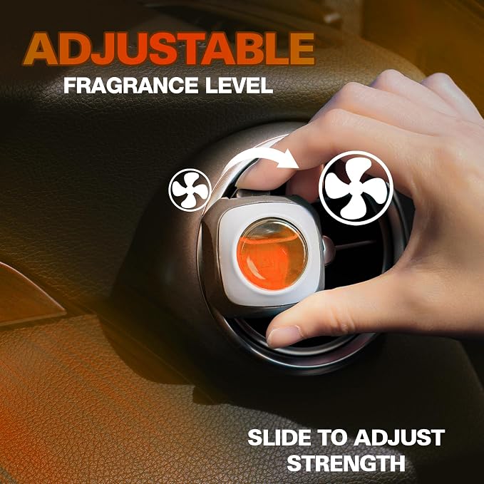 Air Jungles Eleu Pomelo Scent Car Air Freshener Clip, 6 Vent Clips, 4 ml Each - Image 4
