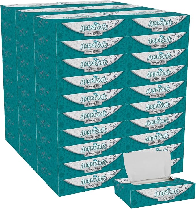 Georgia-Pacific Angel Soft Professional Series 2-Ply Facial Tissue, 50 Sheets by Georgia-Pacific
