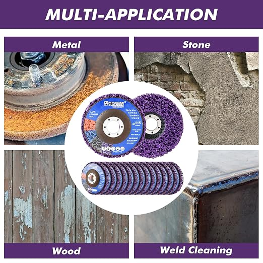7 Pack Paint Eater Strip Disc Angle Grinder Rust Removal Disc Paint Stripper - Image 7