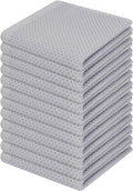 Homaxy 100% Cotton Waffle Weave Kitchen Dish Cloths, Ultra Soft Absorbent Quick by Homaxy