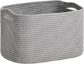 Woven Cotton Rope Storage Basket by ICERZCZ