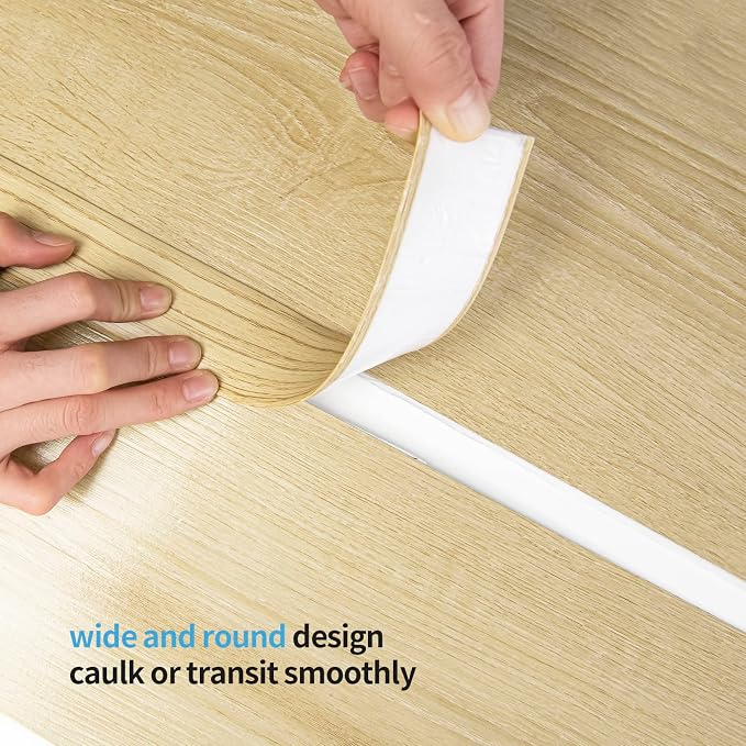 Art3d Self Adhesive Vinyl Transition Strip, Laminate & Tile Floor Divider - Image 8