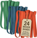 24 Pack Moving Blanket Rubber Bands by KITCHENTOOLZ