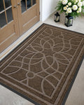 DEXI Front Door Mat Outside Entrance, Heavy Duty Non Slip Low Profile Doormat by DEXI