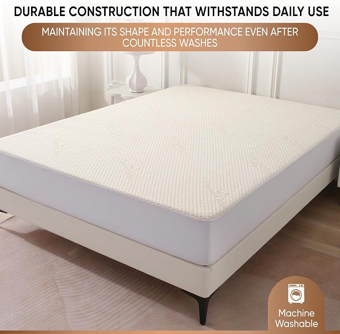 Luxury Waterproof Organic Mattress Protector Twin XL - Image 6