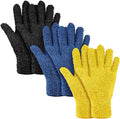 Patelai 3 Pairs Microfiber Plant Dusting Gloves Leaf Cleaning Gloves by Patelai