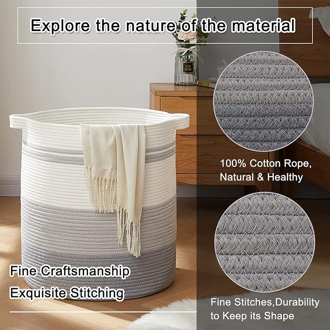 OIAHOMY 80L Laundry Hamper - Image 3