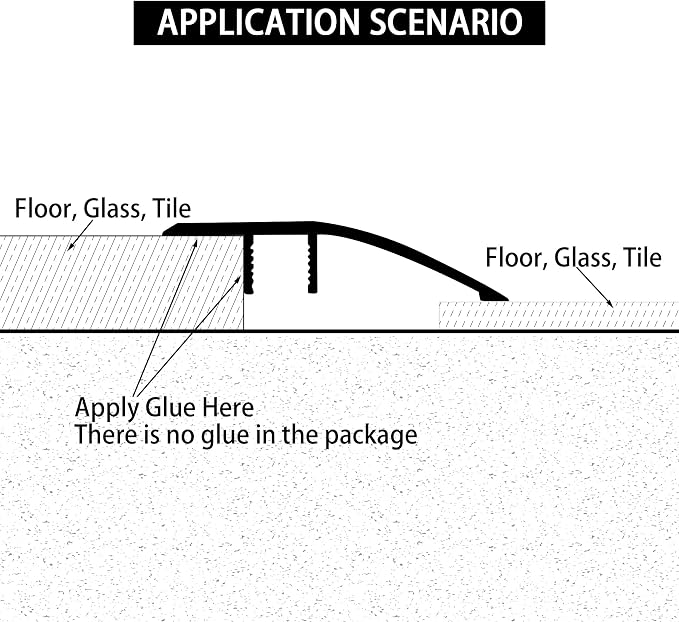 Gaahing Aluminum Floor Transition Threshold Strip, Bridge The Height Gap - Image 9