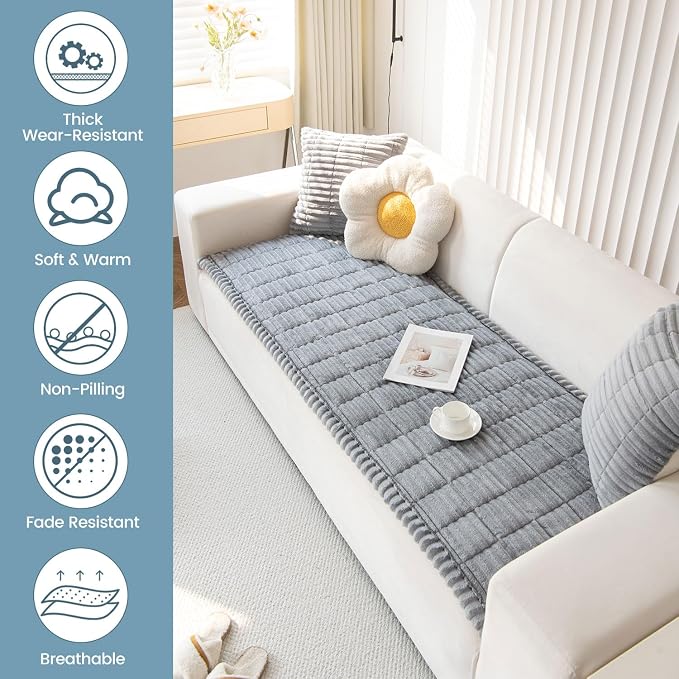 OTOB Couch Cover for Dogs Washable, Non Slip Funny Pet Couch Covers Sofa - Image 2