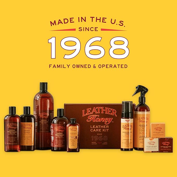 Leather Honey Leather Cleaner Spray: UV Protectant, Non-Toxic & Made in the USA - Image 4