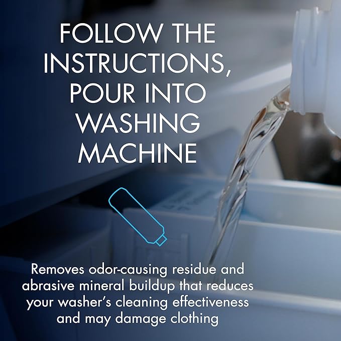 Glisten Washing Machine Cleaner, Helps Remove Odor, and Limescale, Fresh Scent - Image 3
