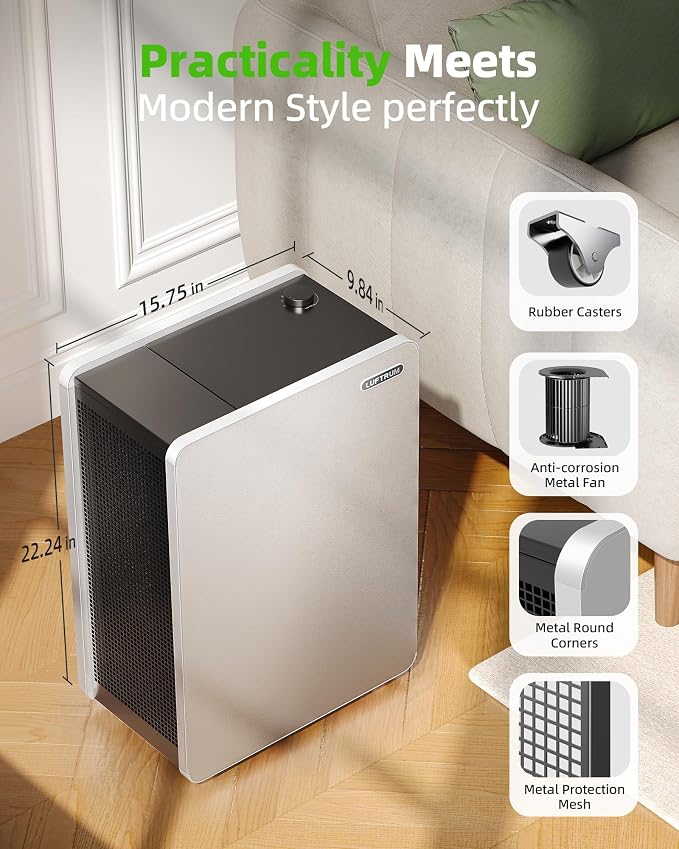 Air Purifier for Large Room: True HEPA Air Filter for Allergies Pets Asthma - Image 7