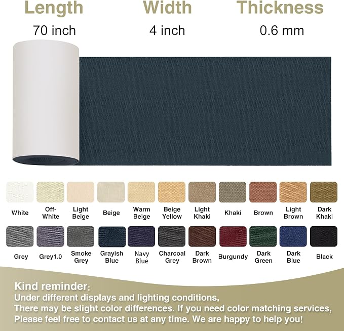 Canvas Repair Tape 4×70 Inch Waterproof Self-Adhesive Fabric Repair Patch - Image 4