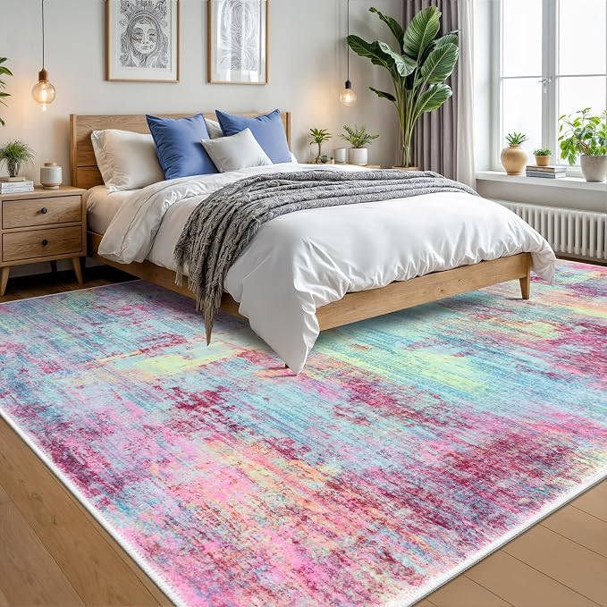 IOHOUZE Abstract Area Rugs 9x12 Ft Washable Large Rugs - Image 8