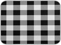 White and Black Buffalo Plaid Dish Drying Mat 18x24 by Wamika