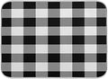 White and Black Buffalo Plaid Dish Drying Mat 16x18 by Wamika
